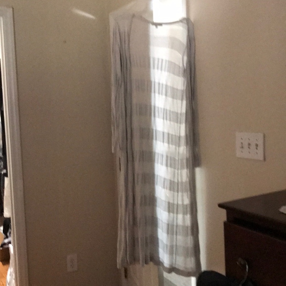 Ankle length cardigan